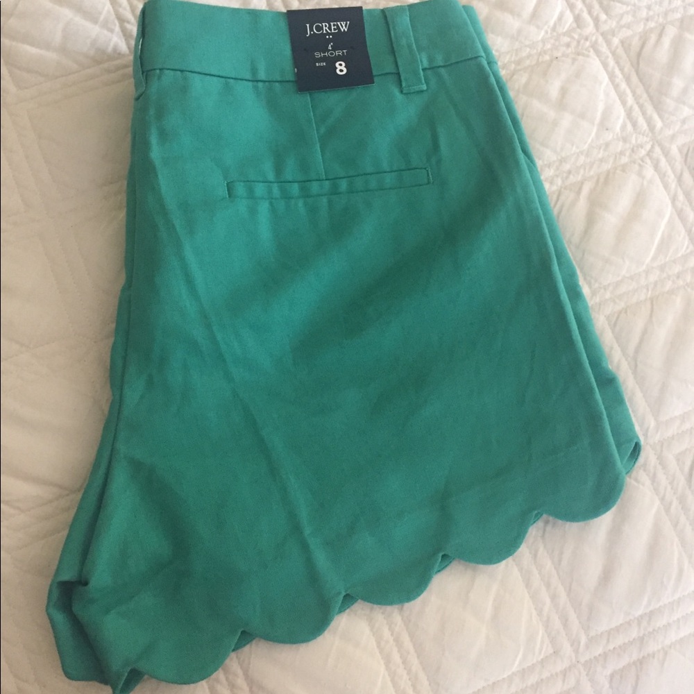 J Crew 4” Shorts - Size 8 in green